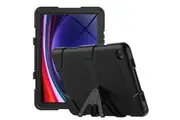 WASSUP Samsung Galaxy Tab A9+ Plus 11 inch 2023 Case With Screen Protector & Detachable Stand-Black