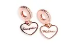 PANDORA Mother & Daughter Hearts Dangle Charm -