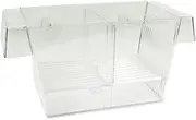 Aqua Care 2-in-1 Fish Hatchery – Floating Breeding Tank for Pregnant Fish, Isolation Tank for Newborn Fry, Injured or Aggressive Fish, Fish Tank, 210 x 95 x 100mm,Clear
