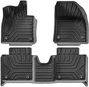 Compatible with Polestar 4 2023 2024 Floor Mats Cargo Liner Trunk Pad TPE 3D Foot Mat Tray Set Black Left Rudder(3PCS Left Rudder)