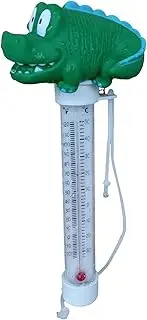 Floating Pool Temperature Gauge – Pool Spa Device, Float Temp Sensor | Large Easy Read Thermometer, Water Temp Reader Hot Tub Spa Outdoor, Durable Accurate Scale Gauge for Pond Use