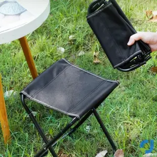 輕便不鏽鋼摺疊凳子戶外休閒必備可摺疊攜帶方便公園野餐皆適用 (4.8折)