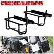 For Harley Low Rider ST FXLRST FXLRS FXLR Rear Saddlebags Guards Rail Brackets