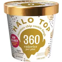 在飛比找家樂福線上購物網優惠-HALO TOP 巧克力餅乾碎片冰淇淋473ml毫升x 1B