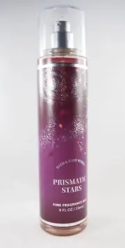 (1) Bath & Body Works Purple Silver Prismatic Stars Fragrance Mist 8oz New