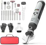 Tuperoymse Cordless Chainsaw Sharpener, Electric Handheld Chainsaw Sharpening Kit, High Speed ​Chainsaw Sharpening Tool