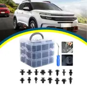 625PCS Plastic Clips Fastener Fender Rivets Bumper Pin W/ Push Remover Tool (for: MG)