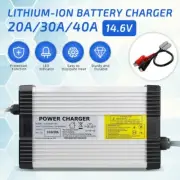 20A 30A 40A Lithium Iron Phosphate AC Battery Charger LiFePO4 Charger 14.6V