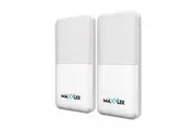 Maxxlee 2x WHITE 10000mAh Power Bank Dual USB External Portable Battery Charger iPhone Android Mobile