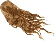 SOESFOUFU Wig Wavy Hair Bundles Straight Synthetic Wig Wigs Human Hair Megan Wig for Ponytails Cosplay Wig Breezy Wave Bundles Light Brown Lace Front Wig High Temperature Wire Golden