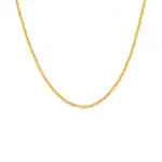 9ct Gold 45cm Hollow Singapore Chain