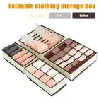 4Pcs Underwear Drawer Organizers Foldable Clothes Drawer Dividers Large tyqFO
