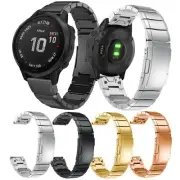 Stainless Steel Quick Release Turtle Buckle Watch Strap Bead Design Seamless