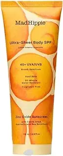 Ultra Sheer Body SPF 40 Plus by Mad Hippie for Unisex - 4 oz Sunscreen