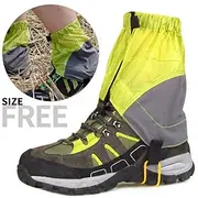 1Pc Lightweight Waterproof Hiking Gaiters - Outdoor Snow Boot Covers for Trekking Backpacking - Durable Nylon Fabric
