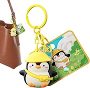 [Generic] Cute Penguin Keychain | Multifunctional Cute Keychain - Men's Keyrings For Packs School Travel Daily Use Office Birthday Party Kids Teens Adults Families