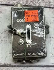 Vintage Computer Game to TV Antenna VHF Switch Adapter Connection Device Sku#1