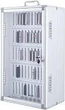 Aluminum Alloy Cell Phones Storage Cabinet Phones Storage Locker Box with Safety Lock Cell for Classroom Office Wall Mounted Cell Phone Storage Box