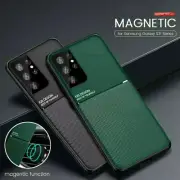 Fit Samsung S21 S22 S20 FE Note 20 Ultra Plus Leather Shockproof Soft Case Cover