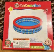 Cocomelon 40 Inch Inflatable Kids / Toddler Swimming Pool - Agee 2T & Up