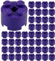 ☀️50x NEW LEGO 2x2 DARK PURPLE ROUND Bricks (ID 3941) BULK Parts