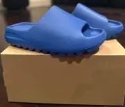 Adidas Yeezy Slide Azure (Blue) - Size US 9 - NEW WITH BOX!