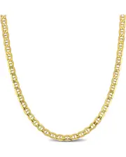 10K Italian Gold Marine Link Chain Necklace