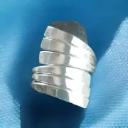 Erick's Sterling Silver Encounter Ring Size 7 Taxco.925