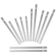12 Pcs Wind Chime Tube DIY Textbook for Crafts Metal Aluminum Chimes Making Kit
