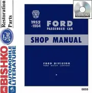 1952 1953 1954 FORD Ford Shop Service Repair Manual Book CD Engine Drivetrain O