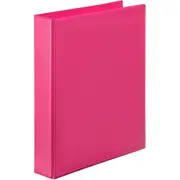 Marbig Clear View Insert Ring Binder Folder 2D 38mm A4 Pink Box 12