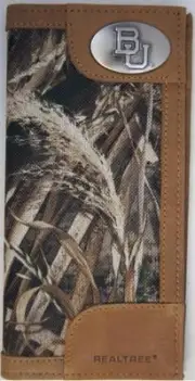 ZEP-PRO Baylor Bears Roper REALTREE MAX-5 Camo Wallet TIN GIFT BOX