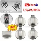 1-8x Alloy Home Kitchen Gas Stove Knobs Cooker Oven Cooktop Metal Switch QS