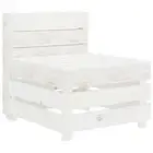 Wooden Garden Sofa Pallet Design Outdoor Bench Seat Patio Chair Furniture White