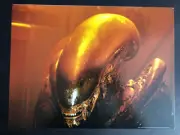 Xenomorph With Nice Orange Glow - Alien Movie Poster Print 12" x16"
