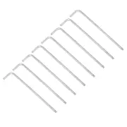 8pcs 5/32" Ball End Hex Key Wrench, L Shaped Long Arm CR-V Repairing Tool, SAE