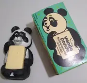 Vintage Vanda Beauty Counselor Panda Floating Bath Toy Soap Dish In Original Box