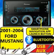01 02 03 04 FORD MUSTANG PIONEER BLUETOOTH USB AUX CAR RADIO STEREO PACKAGE (for: Ford)