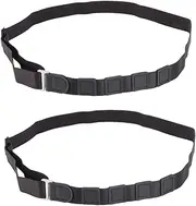 [BESPORTBLE] 2Pcs Adjustable Shirt Stay Belts Crease Elastic Holder for Men and Women Comfortable Strong Clipping Force for Travel and Everyday Wear