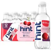 Hint Water Cherry, Pure Water Infused with Cherry, Zero Sugar, Zero Calories, Ze
