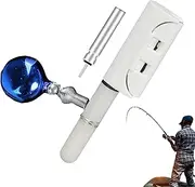 Fishing Light, Fishing Bite Alarm Rod Tip Lights, Fishing Glowing Sticks, Waterproof Lamp with Bell, with Buckle Locking System, Fishing Tool for Sea Fishing Rod, Battery Included