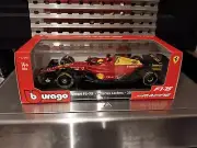 1/24 BURAGO 2022 CHARLES LECLERC FERRARI F1-75 FOMULA RACING NEW AND UNOPENED