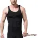 【Charmen】坦克加壓版背心 男性塑身衣 (黑色/XL)