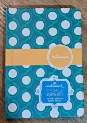 Hallmark Address Book Phone Stationary Password Keeper Section Green Blue Orange