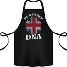 Britain Its in My DNA Funny Union Jack Flag Cotton Apron 100% Organic