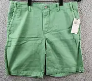 Polo Ralph Lauren Prepster Twill Shorts Boys 18 Faded Mint Zip/Button Closure