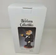 Zim's Heirloom Collectibles Vintage 1997 Cigar Smoker Wood Figurine 12" Tall NEW