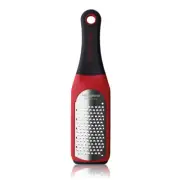 Microplane Red Artisan Coarse Stainless Steel Grater Lime/Lemon Citrus Zester