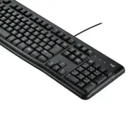 Logitech Wired Keyboard Water Resistant K120 USB Connection Numeric Keypad Thin