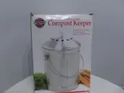 Compost Bin Stainless Steel Norpro Indoor Compost Bucket 1 gallon NEW FREE SHIP